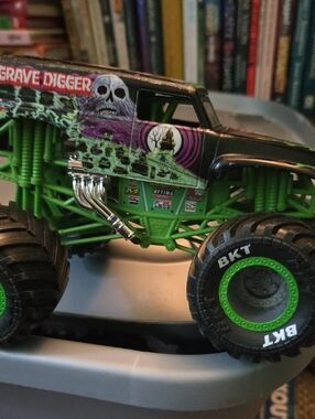 Grave Digger Green Monster Truck Toy - Kids Toys